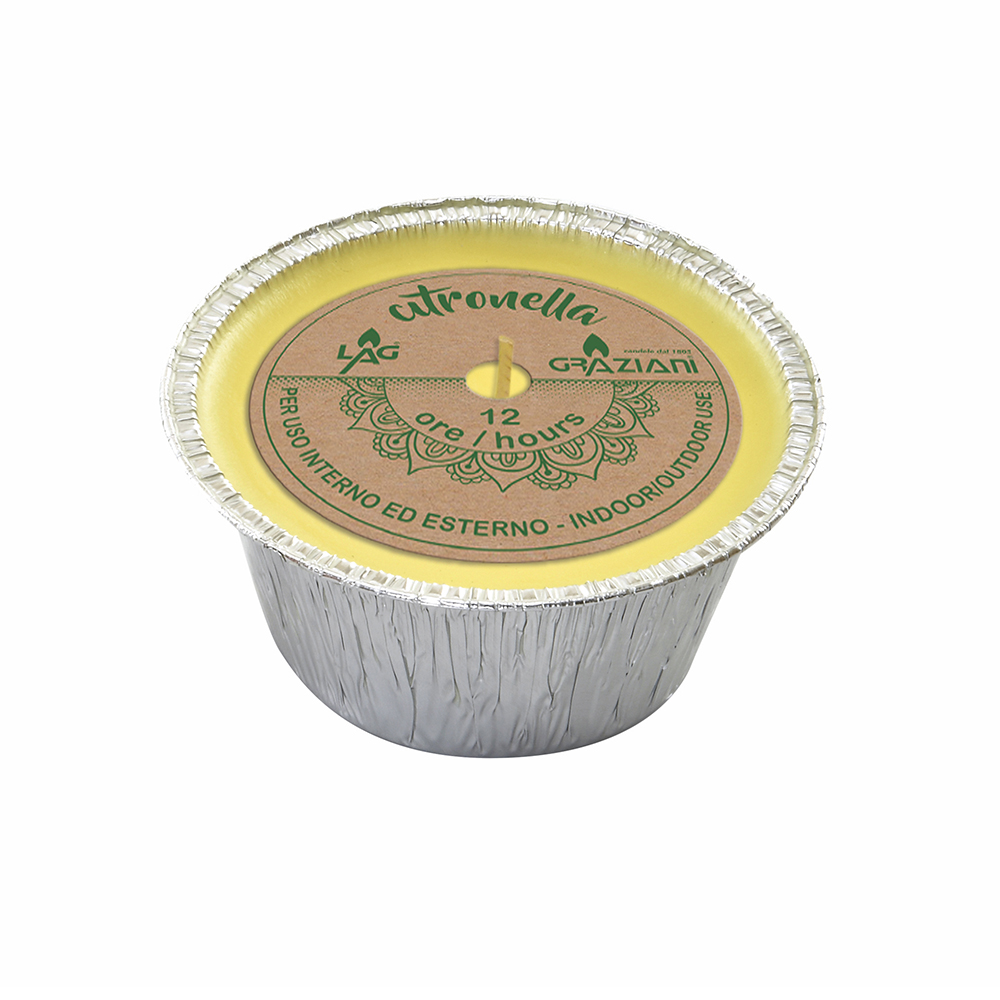 נר ציטרונלה אלומיניום קטן 110 גרם FREEAL